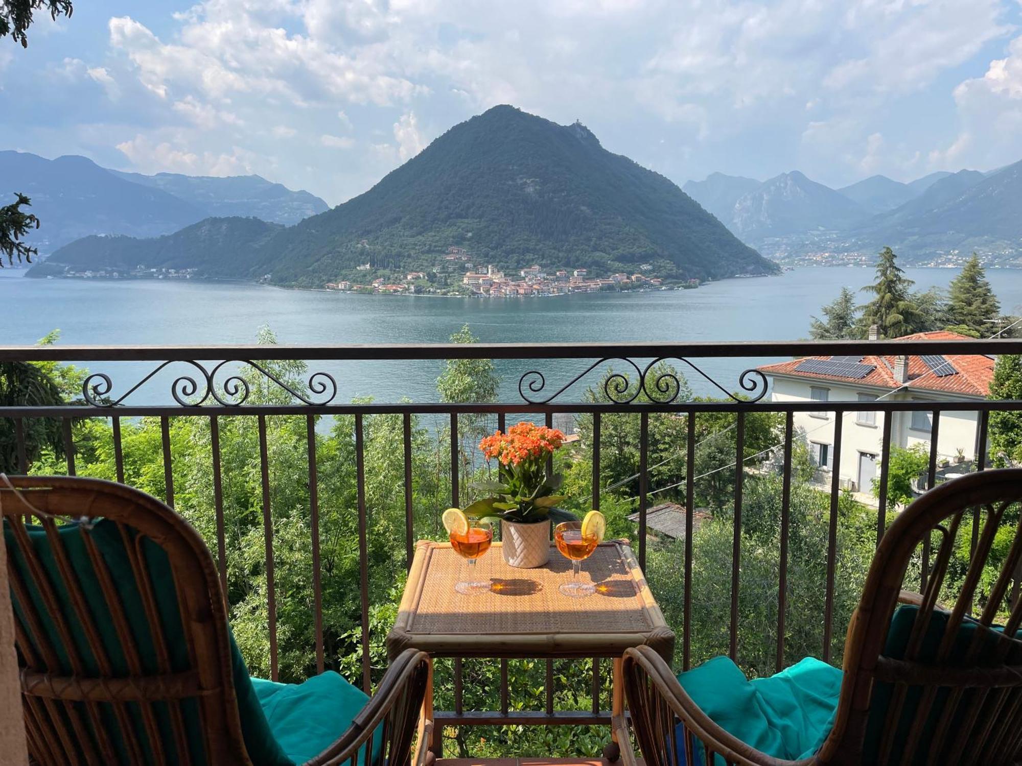 Appartamento Lake View Di Villa Giuliana Sulzano Dış mekan fotoğraf