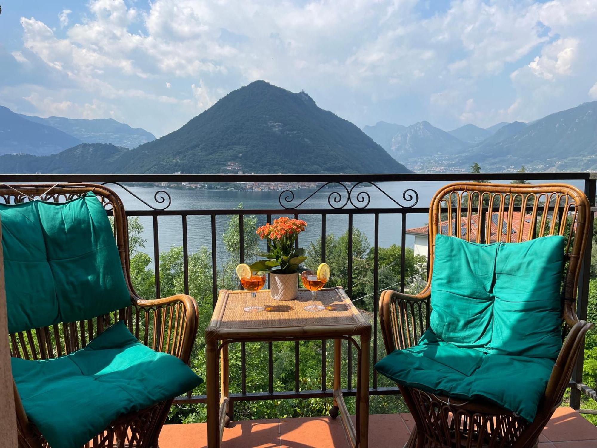 Appartamento Lake View Di Villa Giuliana Sulzano Dış mekan fotoğraf